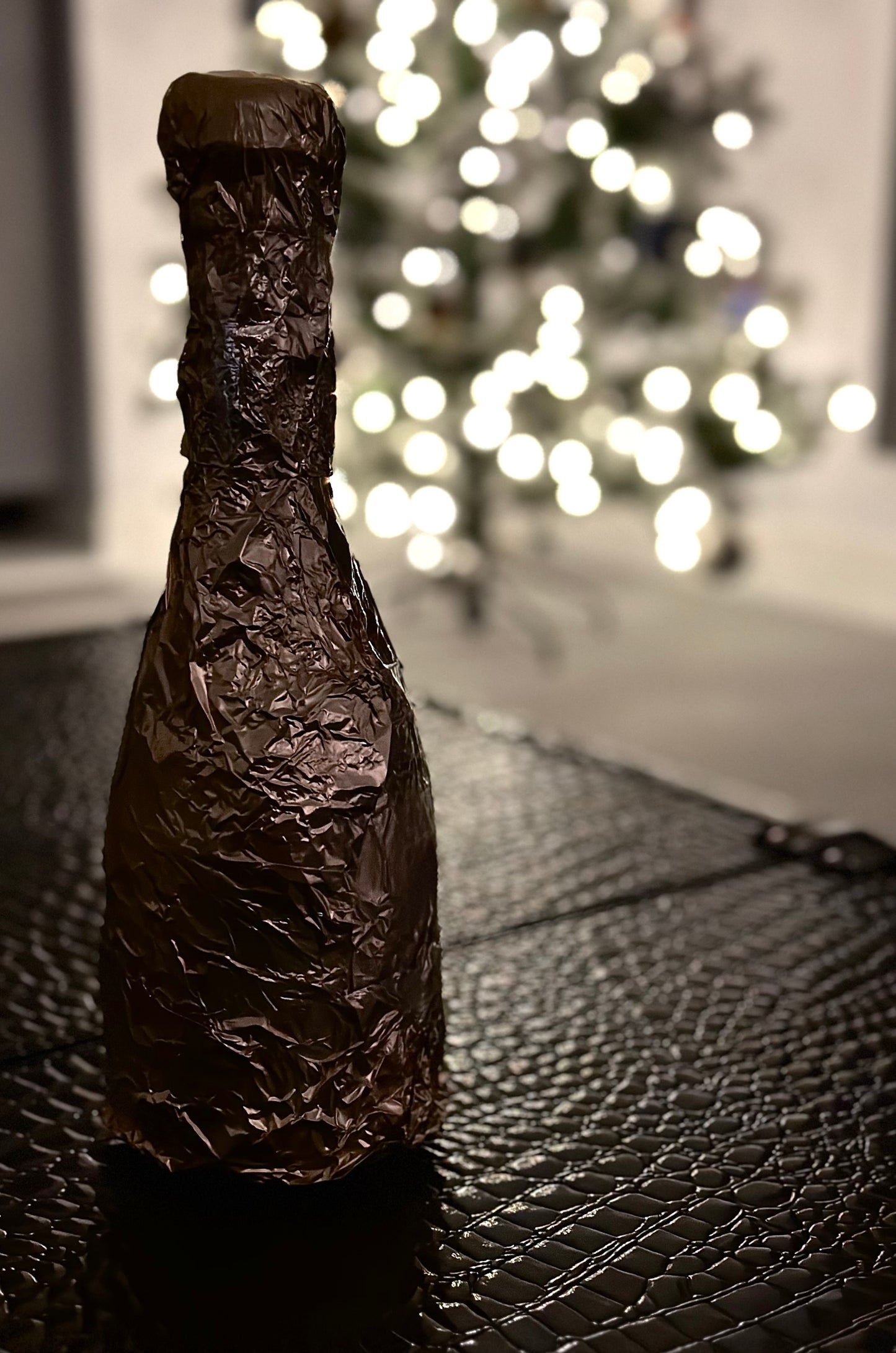 Golden Chocolate Bottle