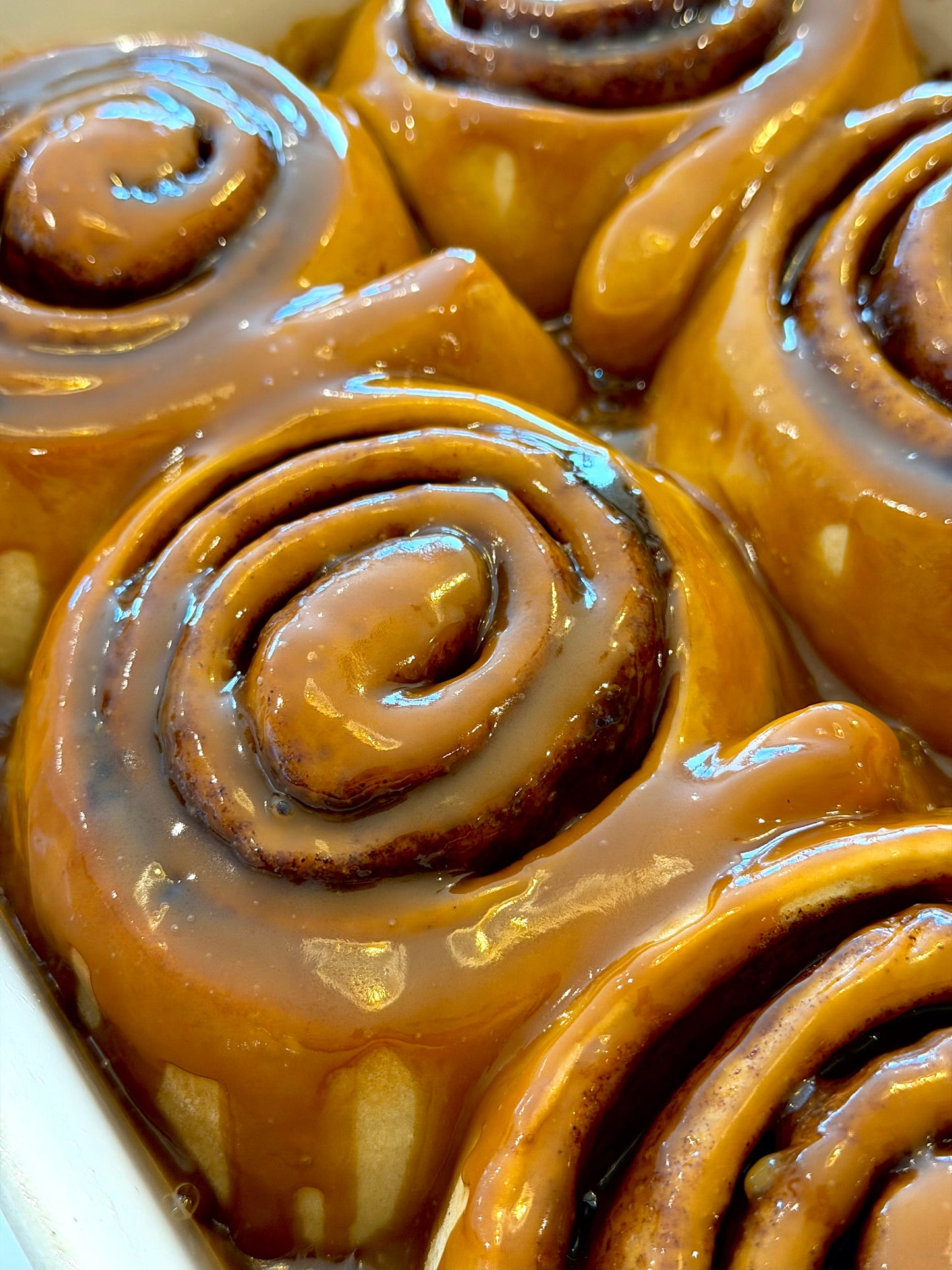 Sticky Toffee Cinnamon Rolls
