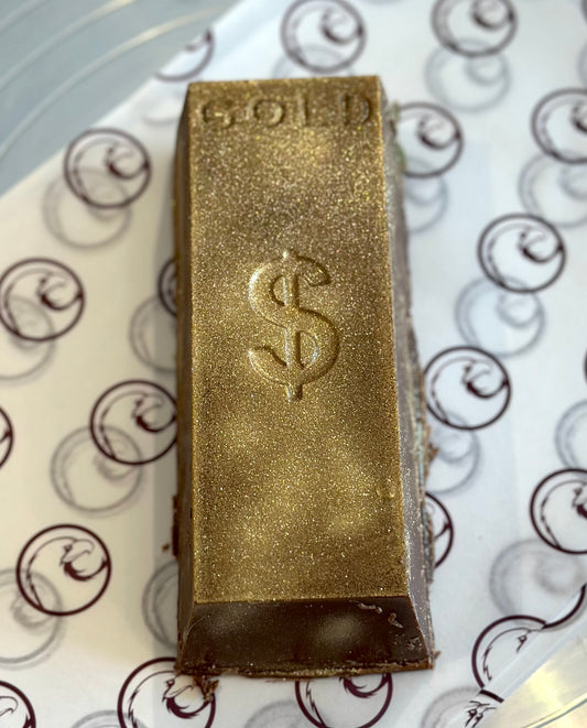 Gold Nutella & Pistachio Chocolate Bar