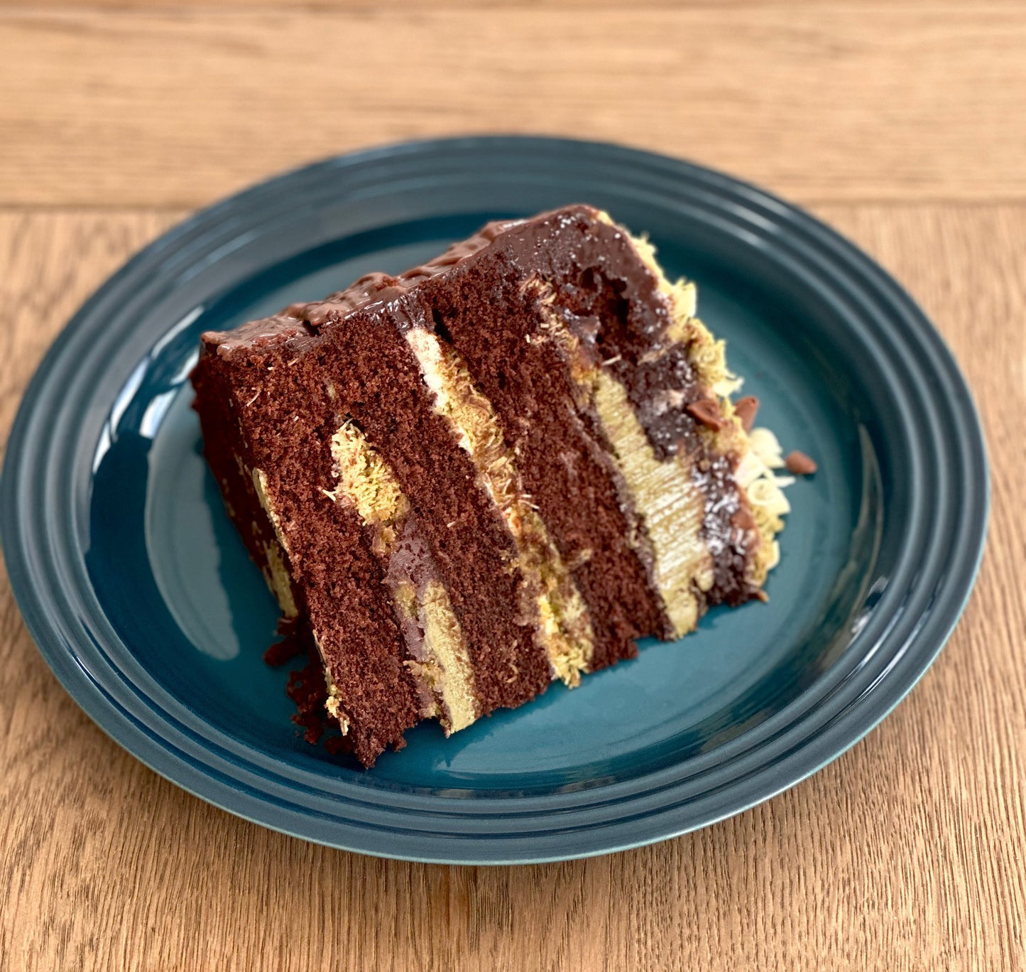 Pistachio Bruce Cake Slice